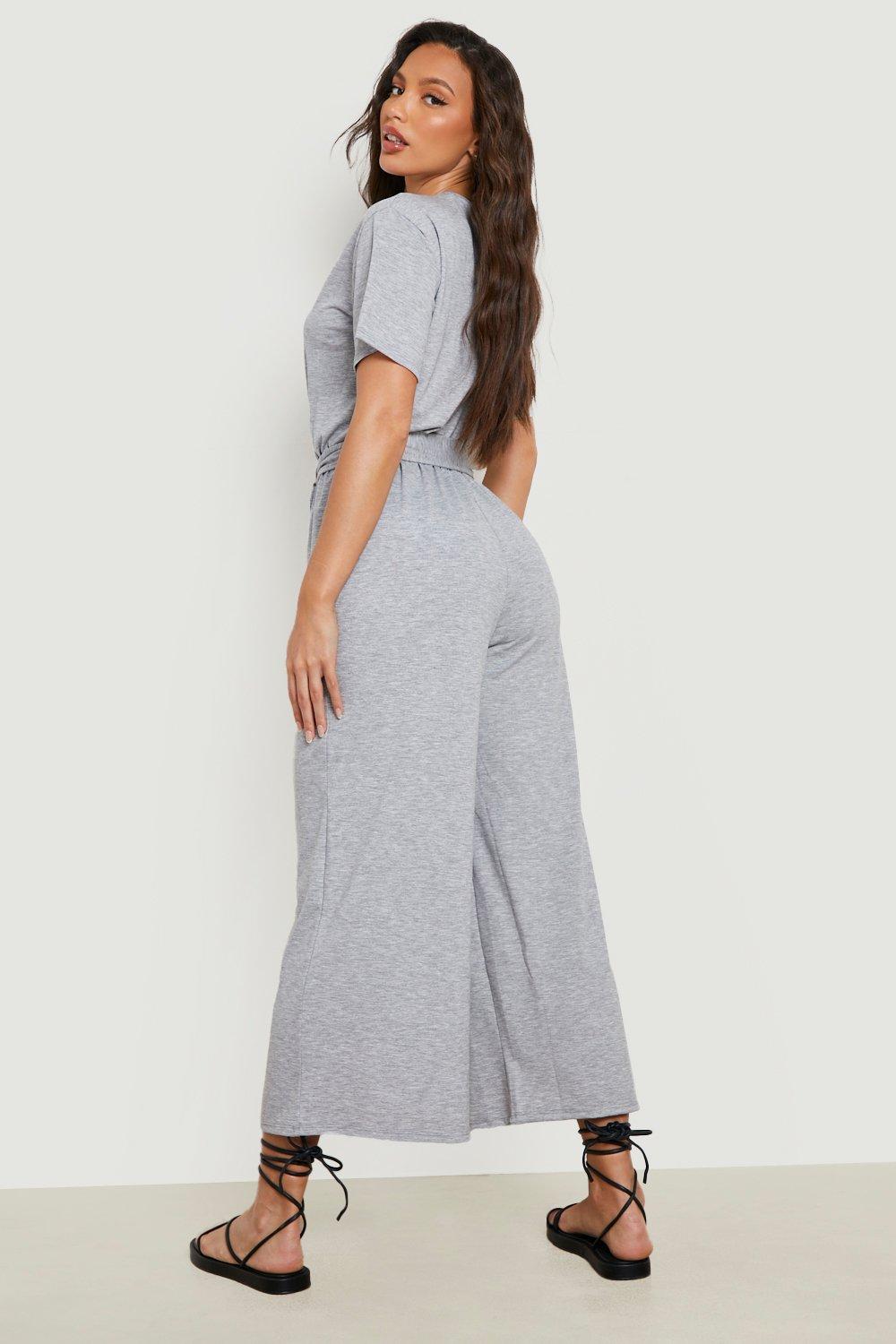 Grey culotte jumpsuit online